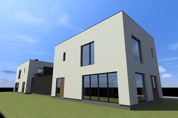 Dviejų butų gyvenamasis namas Vilniaus r. Bajorų kaime