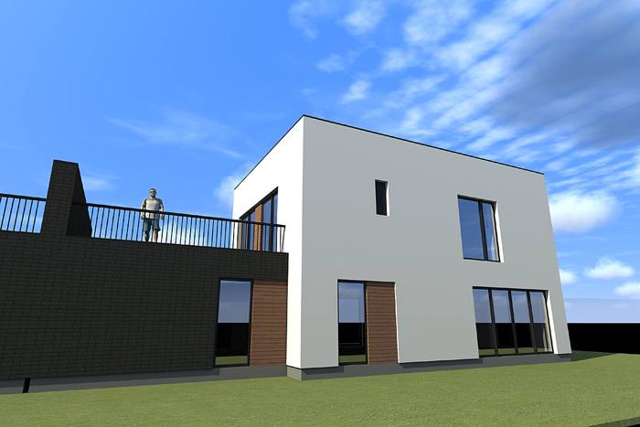 Dviejų butų gyvenamasis namas Vilniaus r. Bajorų kaime